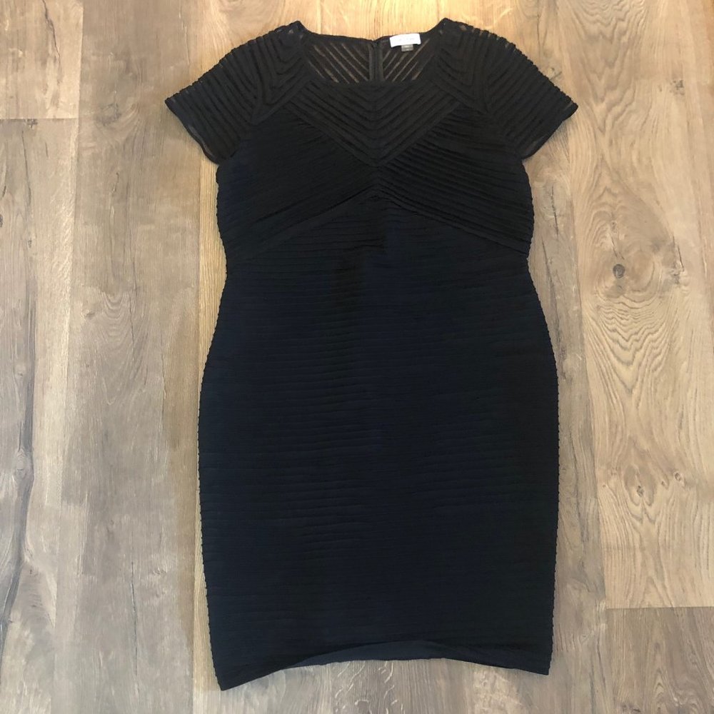Calvin Klein Black Geometric Dress